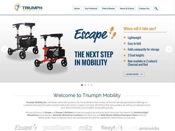 Triumph Mobility – Site Launch
